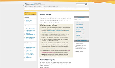 Alberta Child Support Chart 2015