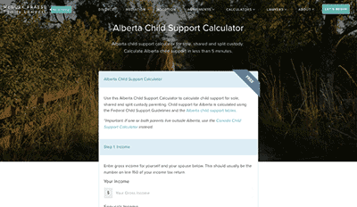 Alberta Child Support Chart 2015